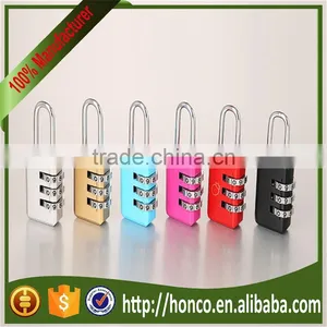 Luggage Zinc Alloy Combination Padlock With Great Service HC-HA813 thumbnail-1