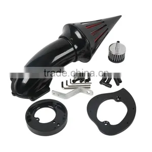 Black Spike Air Cleaner Kits Intake Filter For Honda VTX 1300 All Years thumbnail-1