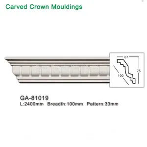 PU Foam Dentil Decorative Moulding for Interior Decoration thumbnail-1