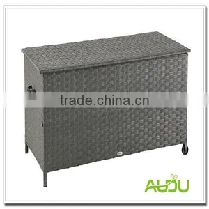 Rattan Waterproof Outdoor Cushions Storage Box thumbnail-2