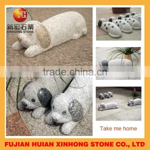 Life Size Tummy Sleeping Foo Dog Stone Statue for Yard Decoration thumbnail-3