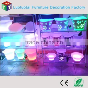 Rechargeable Battery Opertaed Luminouse Led Light up Ice Bucket thumbnail-1
