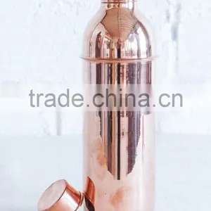 Good Helthe Copper Water Bottle 900 ml | Copper Thermos Bottle thumbnail-2