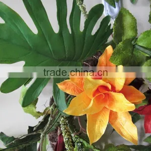 SD800831Plastic Christmas Decoration/garland-flower Plants With Phoenix Tree Leaf thumbnail-4