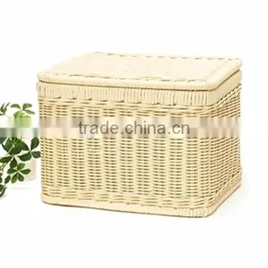 RH-YF11 High Quality Large Rectangular Rattan Storage Basket Storage Box thumbnail-1
