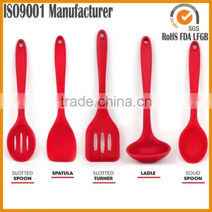 Set of Silicone Kitchen Utensils 12-inch Green Cute Kitchen Utensils Set Silicone Kitchen Utensils Set thumbnail-5