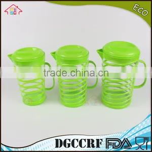 NBRSC Kitchen Home 4 Pcs Plastic Drinking Water Cups With Teapot thumbnail-2