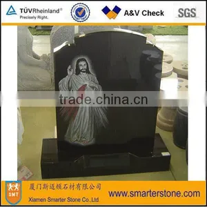 GOD Style Tombstone Gravestone Granite Monument Natural Granite thumbnail-1