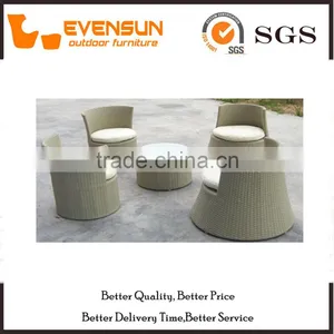 5PCS Rattan Stacking Sofa Set Wicker Furniture thumbnail-1
