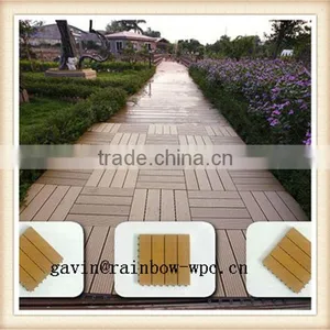 Recycled Wpc Material Outdoor /indoor Wpc Diy Decking /flooring thumbnail-2