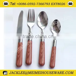 Stainless Steel Flatware With Plastic Handle thumbnail-1