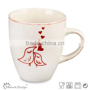 Big Ceramic Stoneware Engrave Coffee Mug thumbnail-6