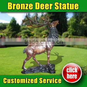 New Design Russian Deer Statue for Christmas Decoration thumbnail-1