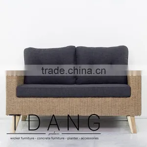 Brandenton Wicker Single Bench - Vietnam Wicker Furniture - Poly Rattan Outdoor Furniture thumbnail-2