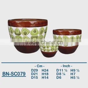 Vietnamese Ceramic Indoor Pot/ Indoor Planter BN-SC079 thumbnail-1