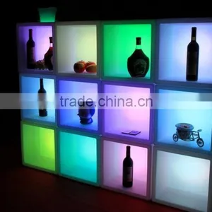 RGB Waterproof Led Bar Furniture/chair/led Cube Plastic Bar Shelves thumbnail-4