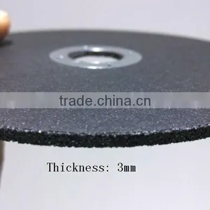 4" 100x3x16mm Flat Resin Bonded Reinforced Metal Cutting Disc thumbnail-3