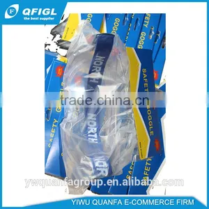 Plastic Large Transparent Protective Eye Glasses thumbnail-4