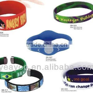 Promotional Country Flags Silicone Bracelet thumbnail-2