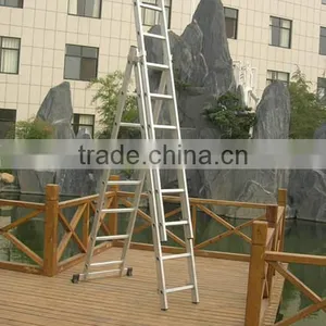 Combination Ladder, Extension Ladder, Multi-functional Telescopic Aluminum Ladder thumbnail-1