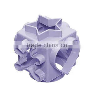 CC-7092 Custom 3D Square 6 Different Shaped Cube Cookie Cutter thumbnail-3