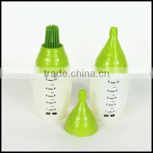 Eco-friendly Food Grade Silicone Oil Brush Manufacturer,OEM Silicone BBQ Brush With Bottle,silicone Oil BBQ Brush thumbnail-1