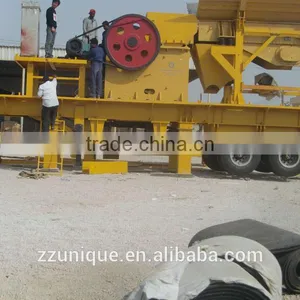 Easy Hauling Trailer Mobile Rock Crushing Plant for Quarry thumbnail-4