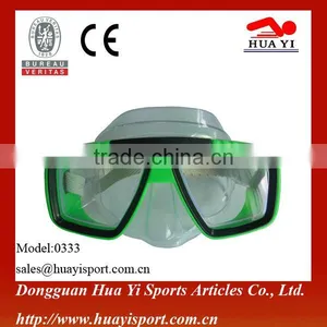 Oem Colorful Junior Size Custom Logo Printed Durable Diving Mask thumbnail-1
