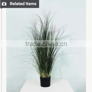 High Quality Artificial Grass With Flowers Auturm Onion Grass Bamboo Grass Arrangement thumbnail-4
