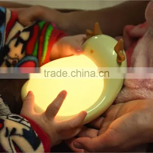 UCHOME Cute Wizard Colorful Led Energy Saving Touch Eye Lamps Feeding Bedding Warm Hearts Night Light thumbnail-4