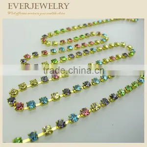 Mix Color DIY Rhinestone Cup Chain Trimming thumbnail-1