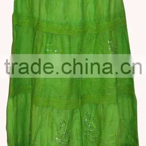 Long Cotton Skirts thumbnail-1