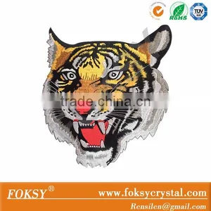 Custom Popular Iron-on Tiger With Wing Embroidered Patches thumbnail-2