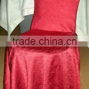 Crepe Satin Chair Cover With Lace and Swag thumbnail-1