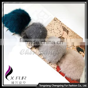 CX-R-54 Hot Selling Fashion Wholesale Mink Fur Bag Charm Lucky thumbnail-2