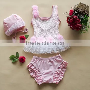 Fashion Three Piece Swimming Wear Girl Bathing Suit for Summer Bikini Girl Swimming Suit Girl Bath Dresses thumbnail-2