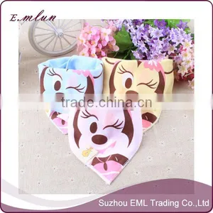 Wholesale Triangular Cotton Bibs With Buttons thumbnail-5