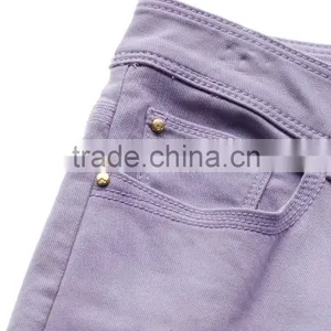 2016 Women Woven Pants Slim Fitted Various Colors Pants thumbnail-5