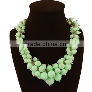 Zm33314a Simple Women Elegant Faux Pearl Wedding Necklace for Ladies thumbnail-4