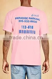 2017 High Quality Fashion Mens Bleanch Paradise Graphic Tee Short Sleeve Hand Wash Cold OEM Service Wholesale thumbnail-2