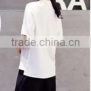 2016 New Fanshion Custom Casual Women Modal Half T-shirt thumbnail-4