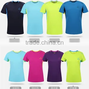 Men Breathable Sweat Plain T-shirts/women Sport Dri Fit Custom T-shirt thumbnail-2