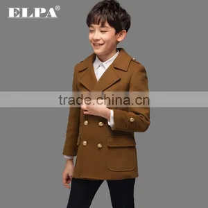 ELPA Warm Boys Clothes Handsome Boys Tan Wool Coat thumbnail-2