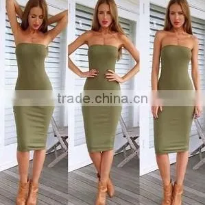 Bestdress Boutique Bestdress Celeb Formal 2015 SUMMER PURE COLOR WRAPPED CHEST CHERRYKEKE WOMEN WRAPPED DRESS Apparel Wear Onli thumbnail-1