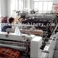 Rice Bag Three Side Seal With Plastic Handle Three Side Seal Bag Making Machine thumbnail-1