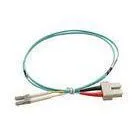 OM3 / OM4 UPC LSZH Fiber Optic Patch Cord With Red Black Boot thumbnail-1