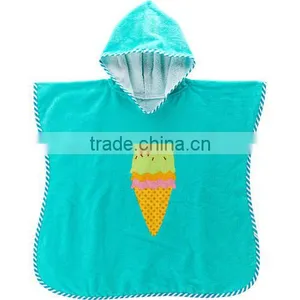 100 Cotton Kids Hooded Towel Ponch thumbnail-1