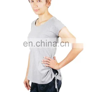 Lofbaz Women's Stylish Hollow Out Back Tops T-shirts thumbnail-6