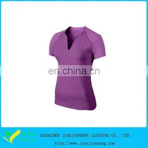 Custom Made Ringspun Cotton Fitness Raglan Sleeve V Neck Sports T Shirts thumbnail-6