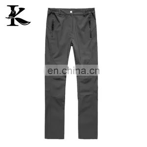 Women Winter Outdoor Polyester Bonded Micro Fleece Softshell Trousers thumbnail-1